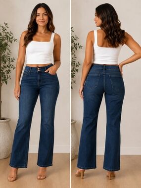 High-Rise Petite Curvy High Rise Slim Boot Jeans for Women